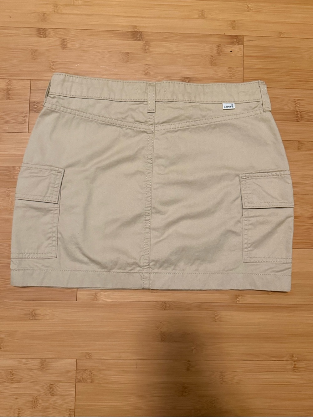 Levi's Khaki Cargo Mini Skirt - Picture 2 of 5
